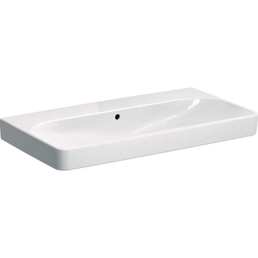 product cut out image of Geberit Smyle Square 900mm 0 Tap Hole Washbasin 500.250.01.1